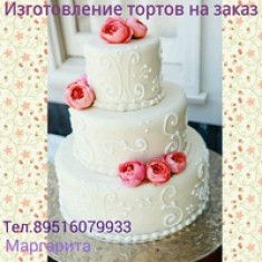 Торты на заказ, Свадебные торты, № 11856