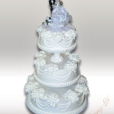 Каприз - Н, Свадебные торты, № 12189