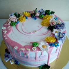 Авторский торт, お祝いのケーキ, № 13562