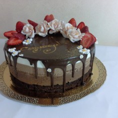 Авторский торт, お祝いのケーキ, № 13564