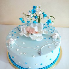 Авторский торт, 세례 용 케이크, № 13458