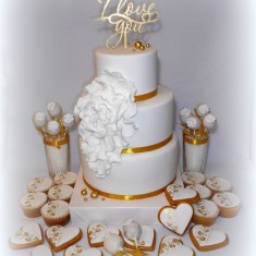 Авторские торты, Wedding Cakes, № 16434