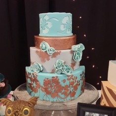Blue Cake, Свадебные торты, № 22435