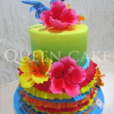 Queen Cake, お祝いのケーキ, № 589