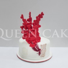 Queen Cake, お祝いのケーキ, № 593