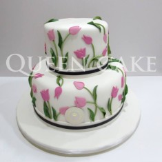 Queen Cake, お祝いのケーキ, № 583