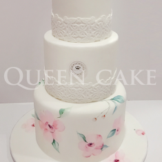 Queen Cake, Wedding Cakes, № 607