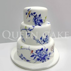 Queen Cake, Wedding Cakes, № 608