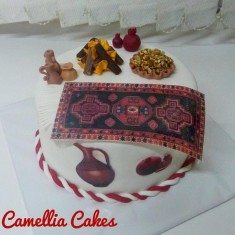  Camellia Cakes, Festive Cakes