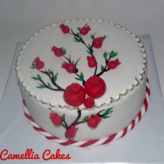  Camellia Cakes, Pasteles festivos, № 32313