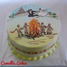  Camellia Cakes, 축제 케이크, № 32318