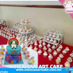 Mexican Art Cake, お祝いのケーキ, № 33660