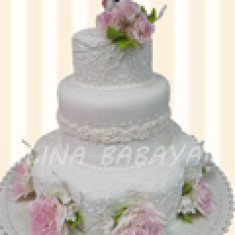 Модные торты, Свадебные торты, № 3437