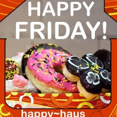 Happy Haus Donuts , お茶のケーキ