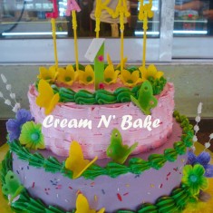 Cream n, お祝いのケーキ
