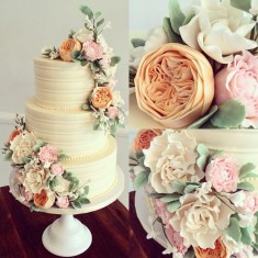 Sugar Flower, Свадебные торты, № 70182