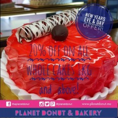 The Planet Donut, 축제 케이크
