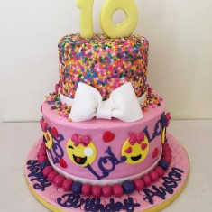 Pink panda, 어린애 케이크