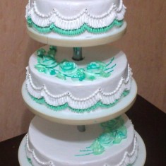 Домашние торты, Свадебные торты, № 5869