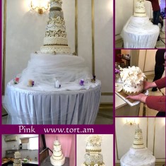 Tort Pink, Свадебные торты, № 199