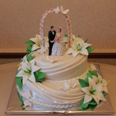 Торты на заказ, Свадебные торты, № 10047