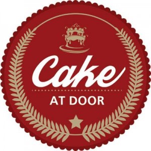 Cake at door